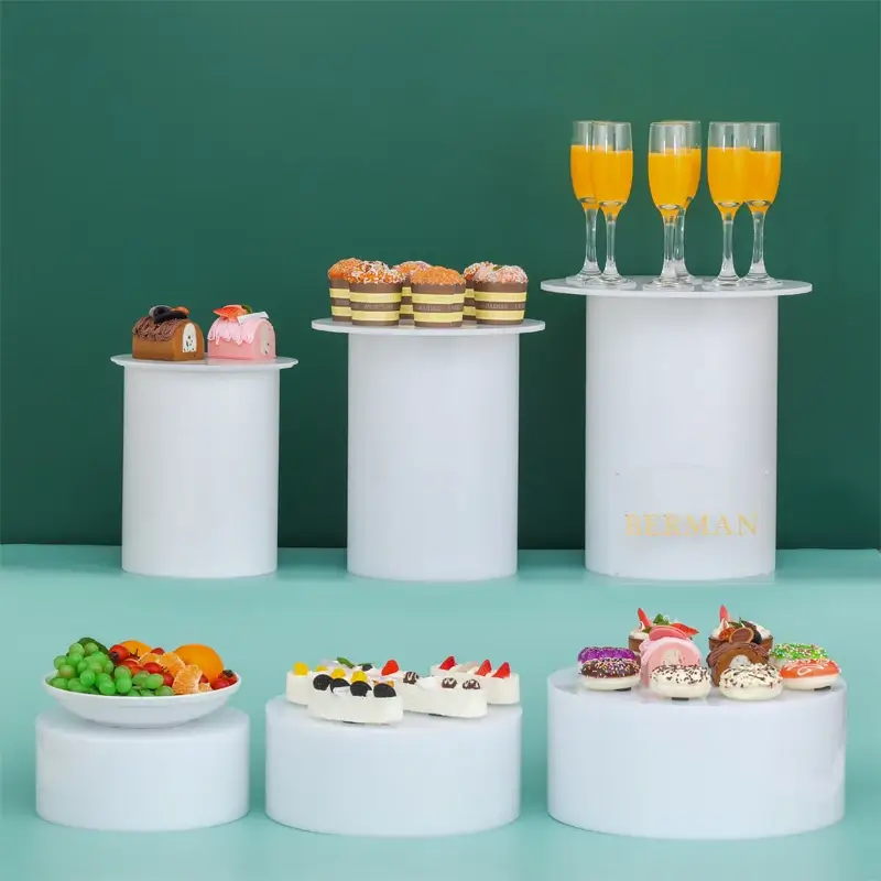 acrylic deset buffet riser