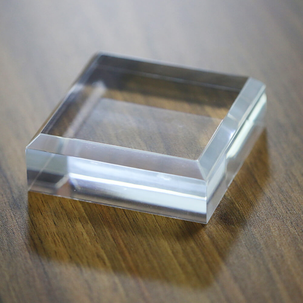 beveled acrylic block risers