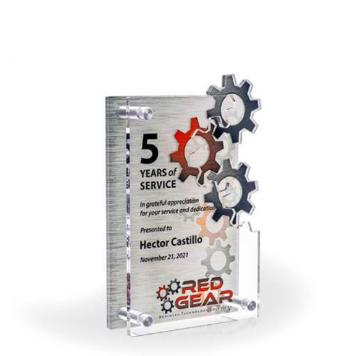 brand 3d cutout acrylic recognition award