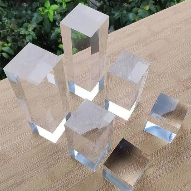 clear jewel display block acrylic risers