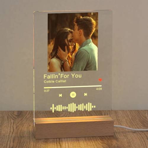 custom music song plaque with stand