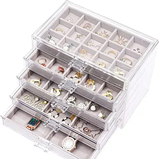 earring jewelry acrylic display box