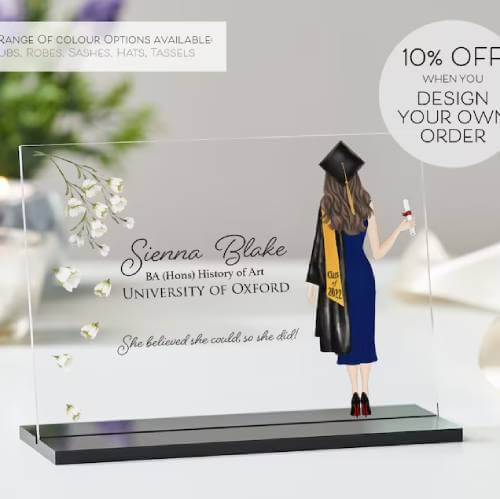 graduation gifts for her acrylic plaque