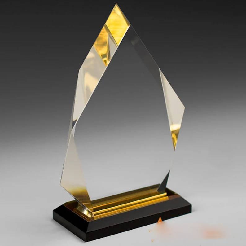 personalized wooden cheap acrylic awards