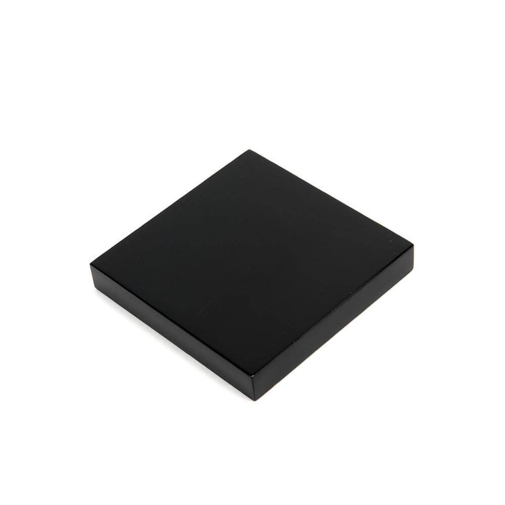 solid acrylic black block risers
