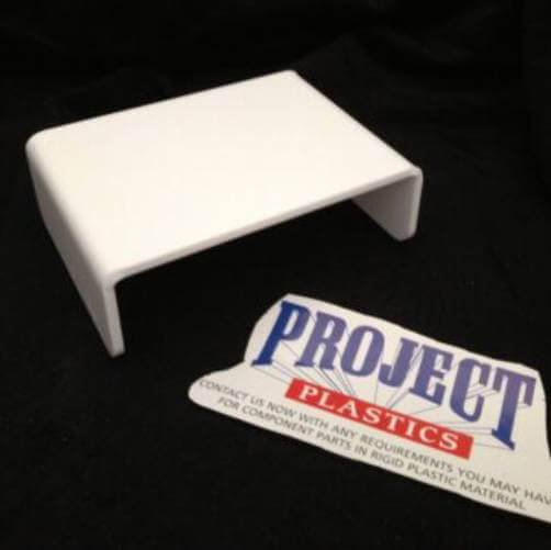 white acrylic perspex display riser