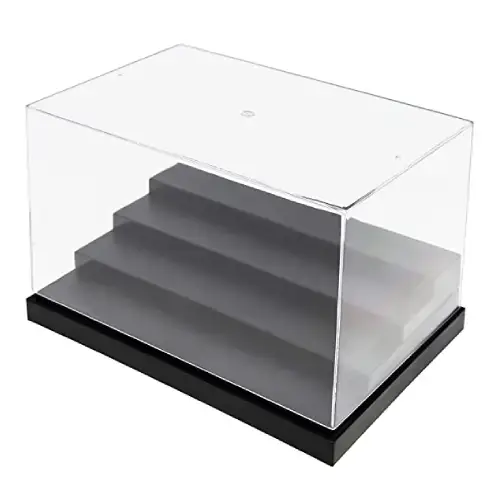 4 tier acrylic display case