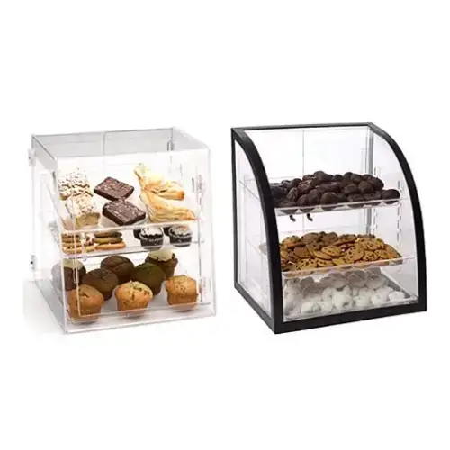 acrylic slanted display case