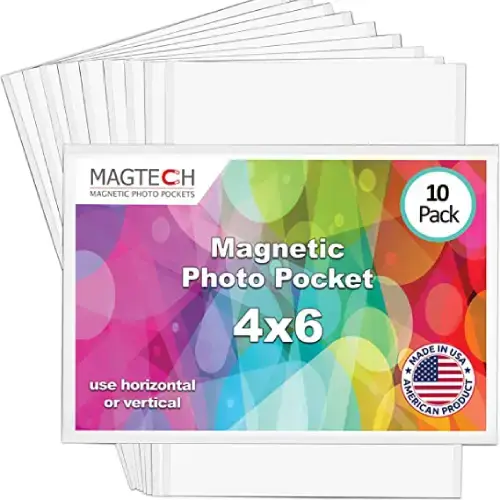 magnetic photo pocket frame