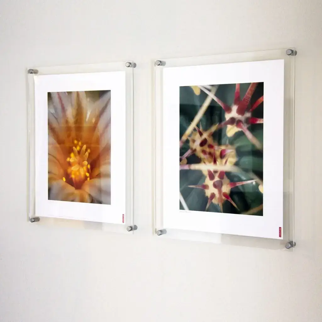 wall mounted acrylic photo frame